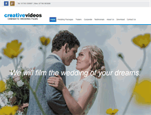 Tablet Screenshot of creativevideos.co.uk